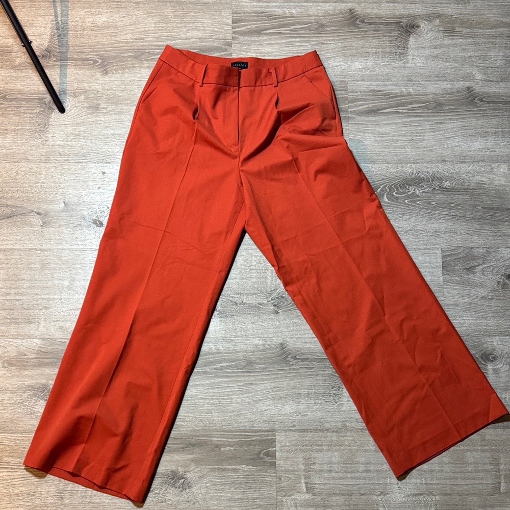 Talbots women's Vibrant Orange Dress Pants